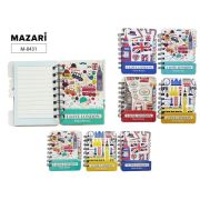 Блокнот на евроспирали I LOVE LONDON 9,3х12 см, 57 л., линованный внутренний блок, плотность бумаги 80г/м2, 4 дизайна в ассортименте, ОПП-упаковка