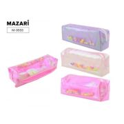 Пенал-косметичка BEADS, 20х5х6 см, на молнии, ПВХ, ассорти 3 дизайна, ПВХ-упаковка