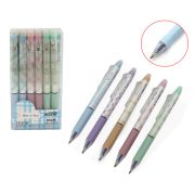 Ручка со стираемыми чернилами  HL-14 «В клеточку»(син)автом.,0,5мм с грипом