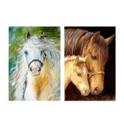 Блокнот скрепка 16л 70*90 Лошади