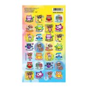 Наклейки для оценок ПС 11*17 Совушки уп.20шт