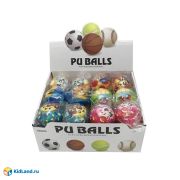 Мяч мягкий 6,2 см, в ассорт.,