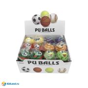 Мяч мягкий 6,2 см, в ассорт., пакет