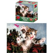 Пазл Super 3D «Пушистый охотник», 100 детал., 5+ Размер собранного пазла 31 х 23см (арт.13568)