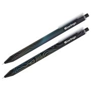 Ручка шариковая автоматическая Berlingo «Electric» синяя, 0,7мм, грип, рисунок на корпусе,soft touch, ассорти