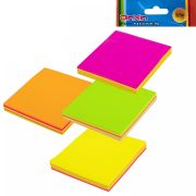 Блок для записей с клеевым краем, Alingar, 76 мм * 76 мм, 5 цветов, 100 л., «Неоновое ассорти»