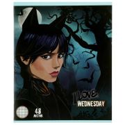 355964  Тетрадь, 48 листов, клетка, диз 2, девочка гот Умка