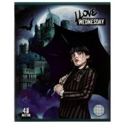 355967  Тетрадь, 48 листов, клетка, диз 5, девочка гот Умка