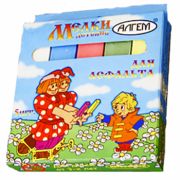 108187  Мел для асфальта цветной  5шт « Алгем »