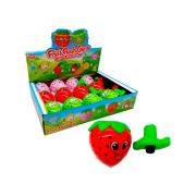 Юла - волчок Клубника, 12 шт