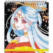 Блокнот для зап. А6+, 100л (Hello!)№4. Обложка мат. пластик с печатью. Евроспираль