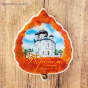 Магнит-листок «Воронеж» (Благовещенский собор), 5 х 6 см   3281433