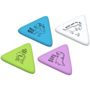 Ластик Berlingo «Dino», треугольный, термопластичная резина, 50*44*7мм