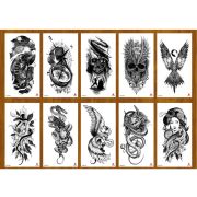 Татуировка-наклейка (11,4х21см) Мифология микс ( Арт. ТА-1761), кратно 10, цена за единицу