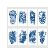 Татуировка-наклейка (11х18см) Синий микс 2 ( Арт. ТА-1751), кратно 8, цена за единицу