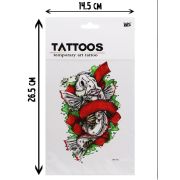 Татуировка-наклейка«Современное искусство-6» (26,5х14,5)(12шт.) ( Арт. ТА-2415) кратно 12