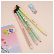 Карандаш ч/г MESHU «Beary beary», HB, заточен., с печатью, с ластиком, ассорти, туба