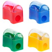 Точилка пластиковая «Сундучок» 1отв.ассорти SHP801_2002