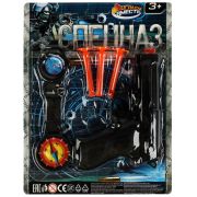 345680  Набор оружия спецназ пистолет с присосками, блист.22*29*4см ИГРАЕМ ВМЕСТЕ в кор.2*216шт