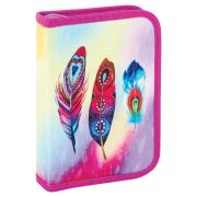 Пенал BRAUBERG, 1 отделение, полиэстер, 21х14 см, «Plumage», 270304