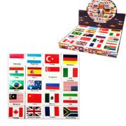 Ластик «Флаги» 30*22мм  13*12*2см К-7933