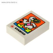 Ластик «StabiIo» Утята 32*24*9мм  белый 1188/48SR