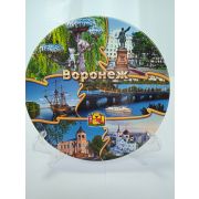 Тарелка сувенирная «Воронеж» 125 мм,1064