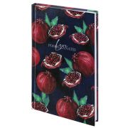 Блокнот А5 (134х206 мм), 80 л., твёрдый, клетка, STAFF, «Гранаты», 114411