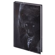 Блокнот А5 (134х206 мм), 96 л., твёрдый, клетка, STAFF, «Пантера», 114432