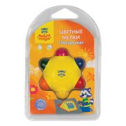 Мелки пластиковые Звездочка 06 цв пластиковый корпус 15896