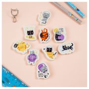 Ластик MESHU «Space Cat», фигурный, термопластичная резина, 40*30*13мм