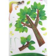 Наклейка 29*41 пл глитт объем 3-х слойная Дерево