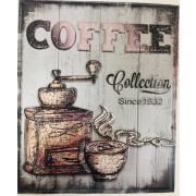 Наклейка пластик 25*30 Кофе 1932, арт.Р-10 (280619)