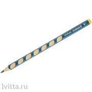 Карандаш ч/гр НВ  трехгр с углублением для пальцев для левшей