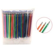 Стержни гелевые  - 60цв. CW-9 «Ассорти» 0.5мм, 13см, в пакете