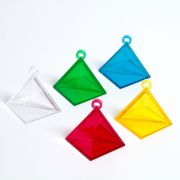 Грузик для воздушных шаров, пирамидка 8*6*6, цвета МИКС   9036197