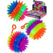 Мяч световой с веревкой «Ёжик» 6,5 см ( Арт. ИК-2969) кратно 24