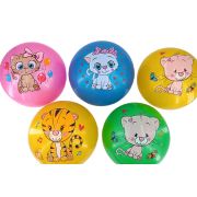 Надувной мяч «Котята»(15 см,цвет микс,пакет) ( Арт. SC5274) кратно 10