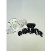 Заколка Краб -Клякса,1шт цвет в ассортим.