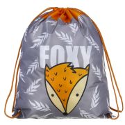 Мешок для сменной обуви на завязках«ФОКСИ», 34,8x41,5см, полиэстер
