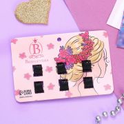 Краб для волос «Маленькая радость» (набор 6 шт) классика нежность, 1,2 см, чёрный 7603437