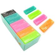 Ластик  TOCHAIN CP-92 «Линейка» 55*20мм прямоугольный, цвета ассорти, в к/к №1805