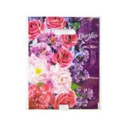 Пакет подарочный Лиловый микс 30*40 см, ПВХ, толщина 35 мкм, ручка прорубная