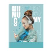 Дневник для музыкальной школы 48л. (твердый) BG «Мой плейлист», матовая ламинация, выб. лак