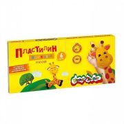 Пластилин восковой Каляка-Маляка 6 цв. 90 г ассорти со стеком