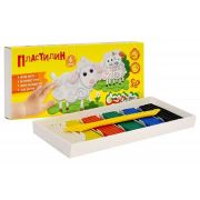 Пластилин «Каляка-Маляка» 6цв 90г. со стеком. в карт. упак. ПКМ06