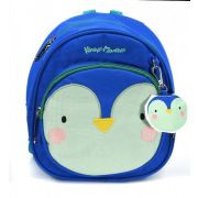 Рюкзак Каляка-Маляка ПИНГВИНЧИК 3-5 лет синий 22х25х10 мягкий 1 отд. молния д/мальчиков