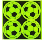 Светоотражающая наклейка 11*11 4 в 1 Мяч ,3615-9(160221)