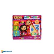 315901 Сказочный патруль. Мозаика пластиковая. 80 фишек. 4 цвета. Поле 195х155мм Умные игры