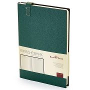 Ежедневник недатированный А5 147*214мм искусственная кожа « Bruno Visconti » 136л Trend зеленый, линия, бежевый блок 70г/м2, печать в 2 краски, скругленные углы